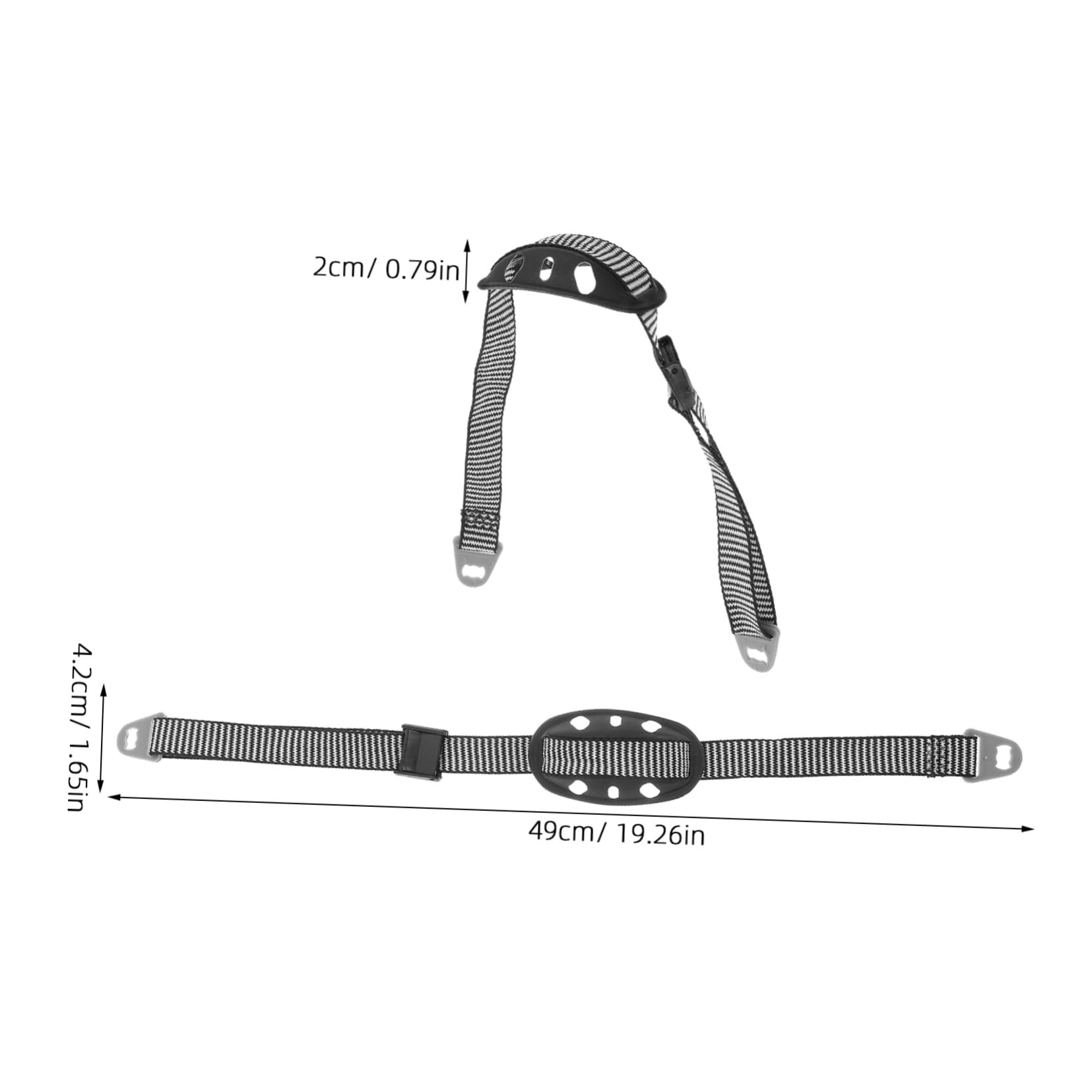 KICHOUSE Replacement Chin Cup Helmet Strap Construction for Construction Biking and Skateboarding