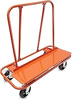 Vista 4 de GypTool Heavy Duty Drywall Sheet Cart & Panel Dolly with 4 Swivel Wheels - Orange