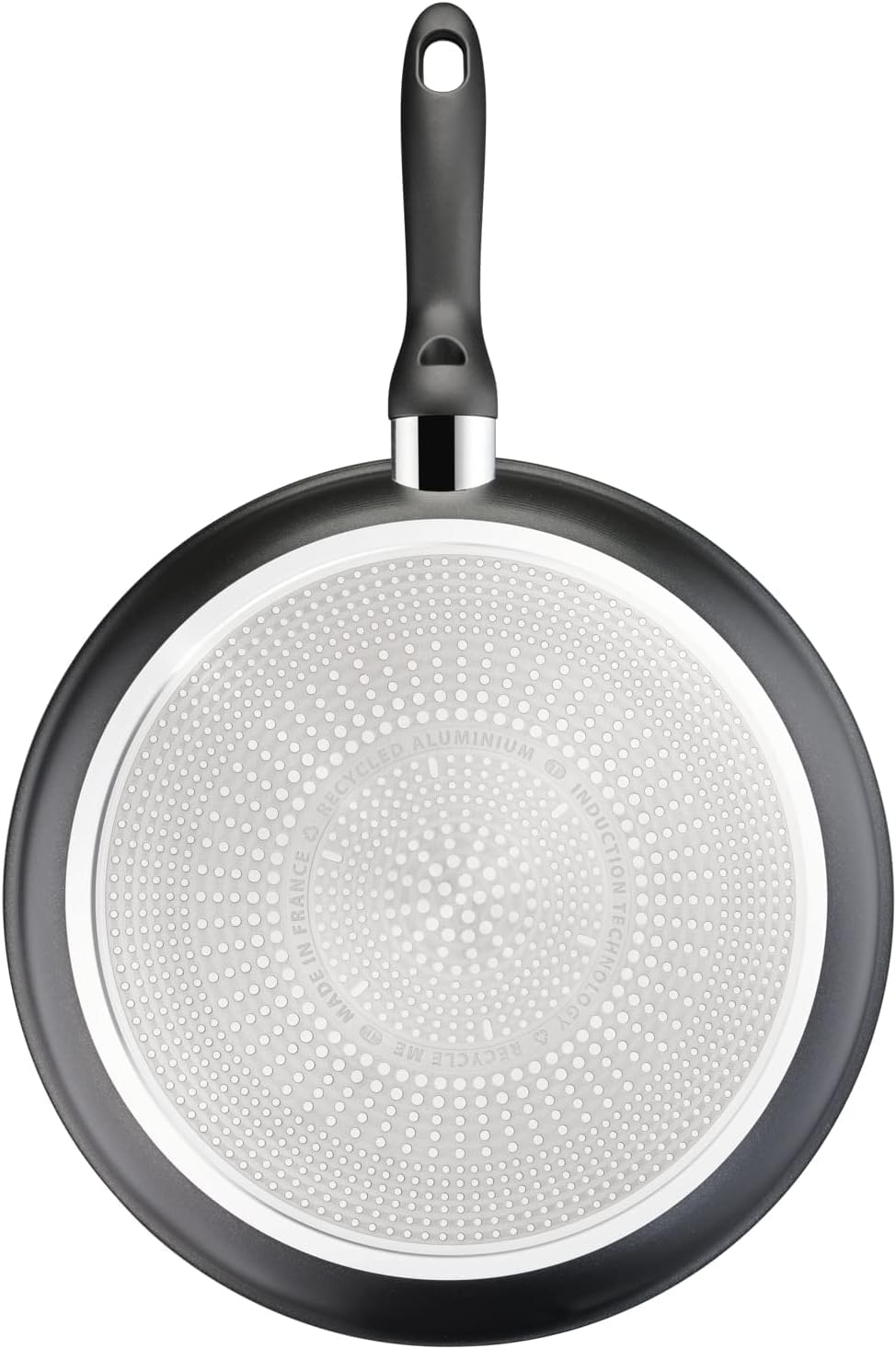 Lagostina Linea Rossa Padella Antiaderente Ø 32 cm, Induzione, Gas e Forno Antigraffio, Indicatore Cottura Thermosignal, Fondo in Acciaio Inox e Alluminio, Manico in Silicone Antiscivolo