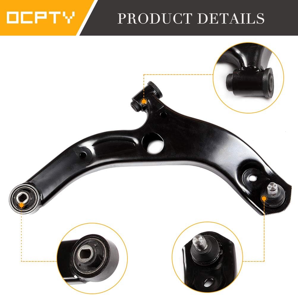 OCPTY - New 2-Piece fit for 1999 2000 2001 2002 2003 for Mazda Protege - 2 Front Left Right Lower Control Arm with Ball Joint Assembly