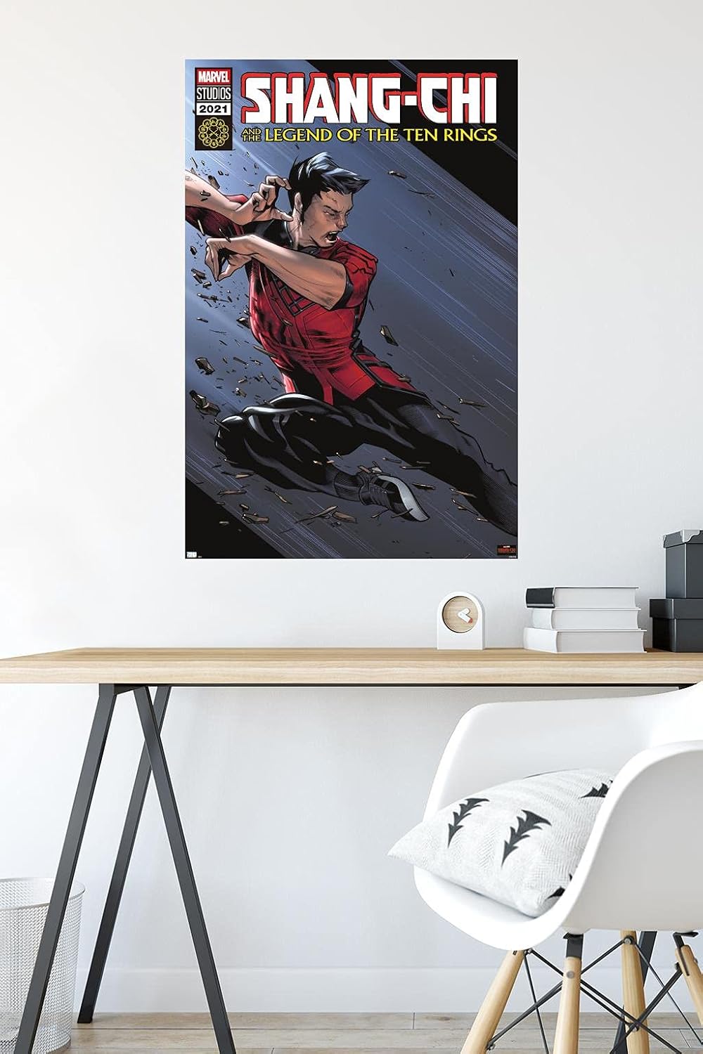 Marvel Shang-Chi and the Legend of the Ten Rings - Attack Wall Poster, 34L" x 22.4W", Premium Unframed Version