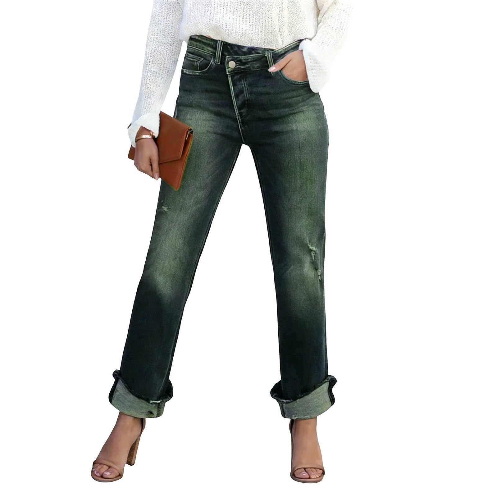 Jean boyfriend taille haute extensible pour sublimer la silhouette - 5