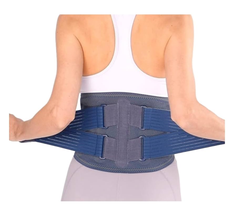 Amazon.co.jp: 腰痛ベルト 背中用ブレース調節可能な腰椎