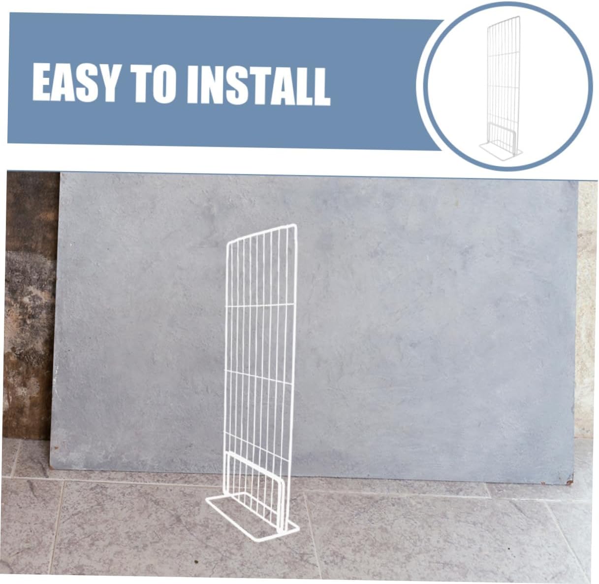 Zerodeko 2sets Space-saving Freezer Partition Metal Shelf Divider Fridge Divider Iron Wire Odor Prevention Airflow Supermarket Display