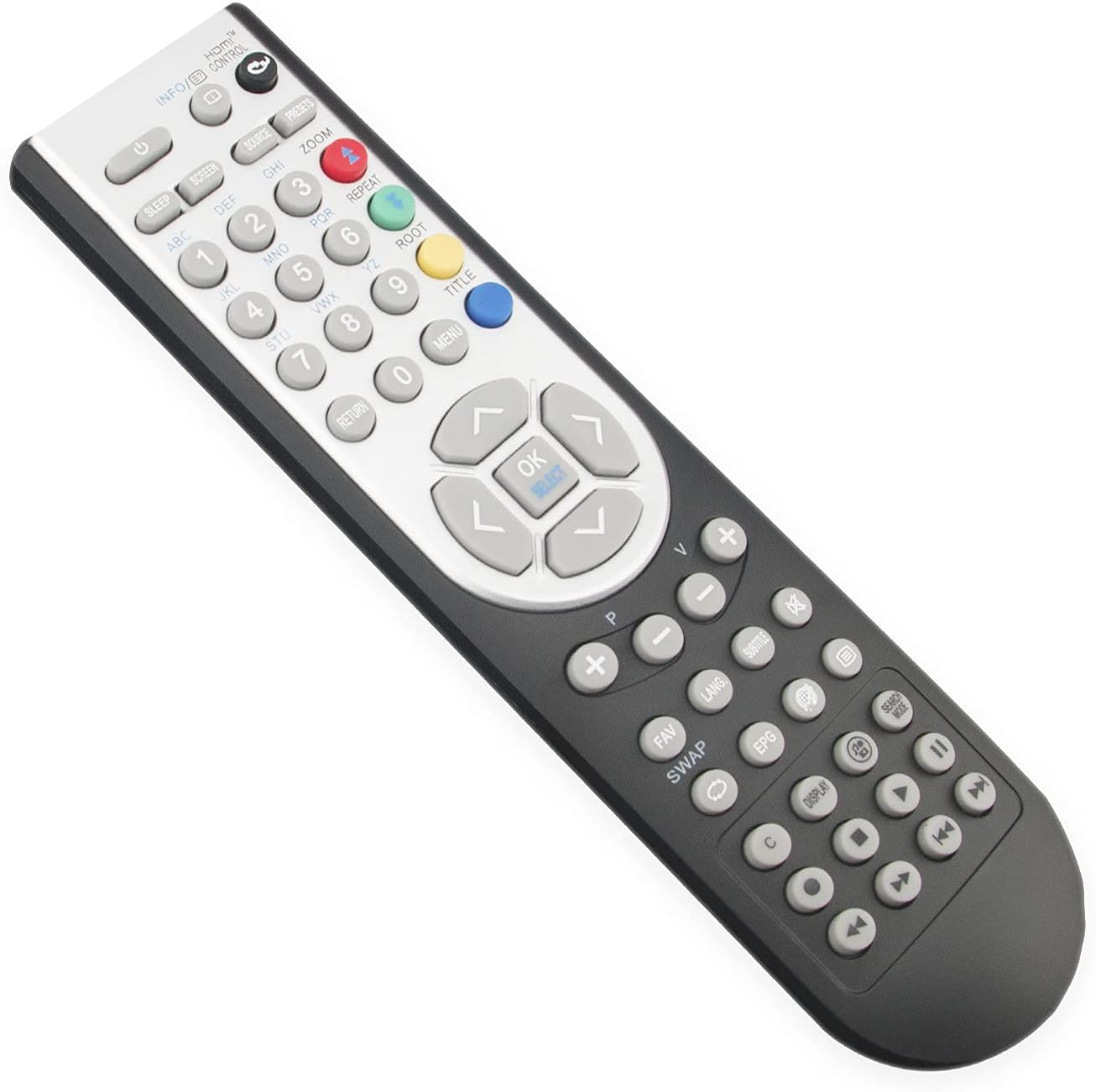 ALLIMITY RC1900 Remote Control, angled view