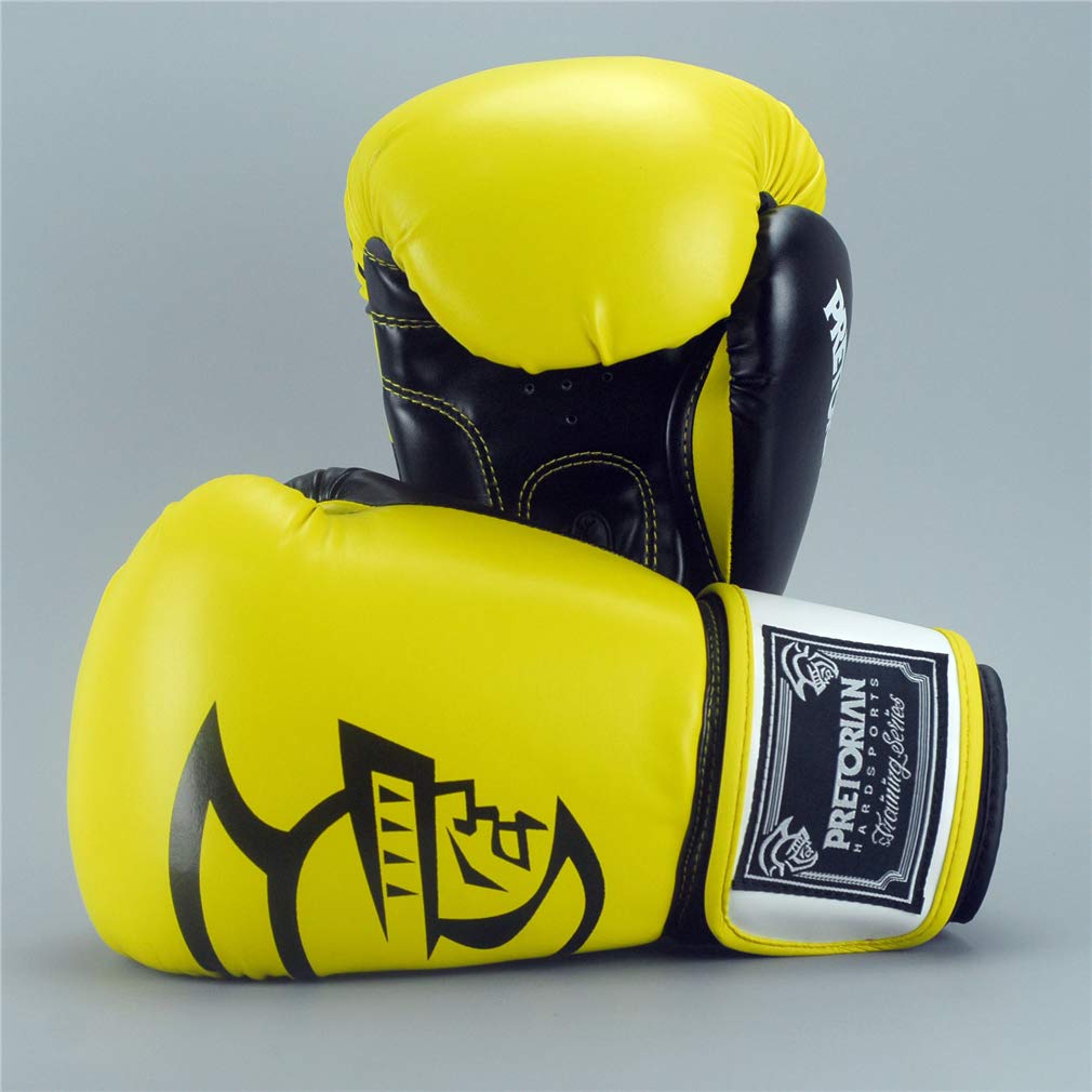Guanti D'allenamento Pugilato Professionistico, in Pelle Sintetica per Uomini E Donne, Sparring Muay Thai Karate Kickboxing Punch Mitts Training (10 Oz 12 Oz 14 Oz 16 Oz),A,14oz