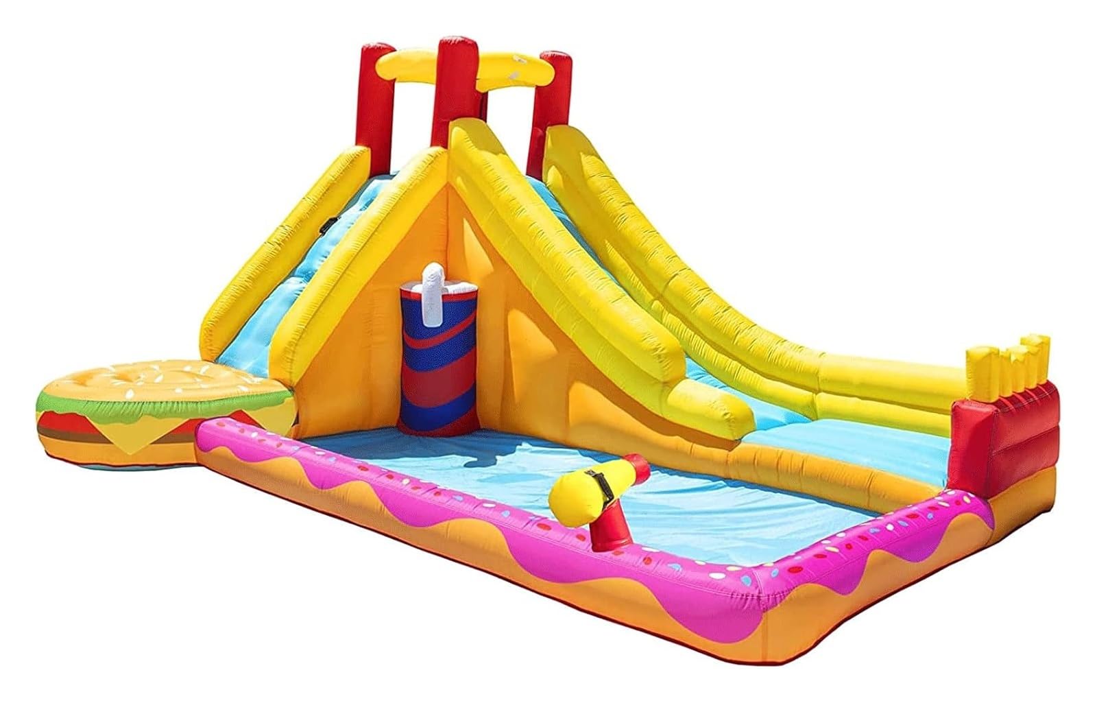 Castillo Hinchable, Sistema Inflable Simple de los Juegos animosos del Castillo Agua la casa Despedida