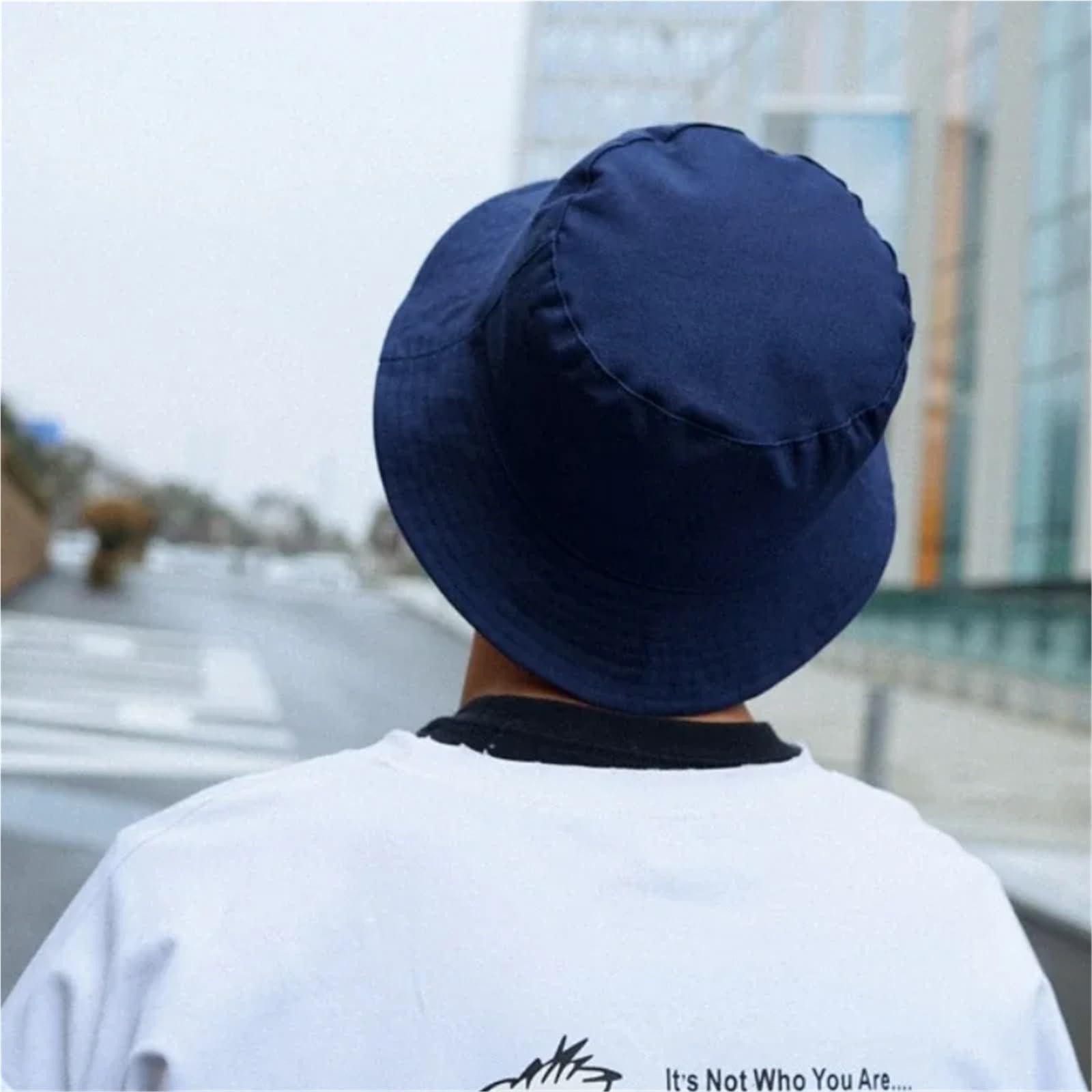 Cappello Da Pescatore Di Grandi Dimensioni A Doppia Faccia Con Approfondimento Allargato per indossare