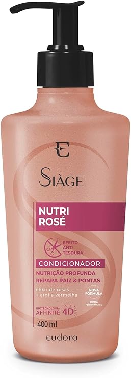 EUDORA SIÀGE CONDICIONADOR NUTRI ROSÈ 400ML Menor preço em EUDORA SIÀGE CONDICIONADOR NUTRI ROSÈ 400ML