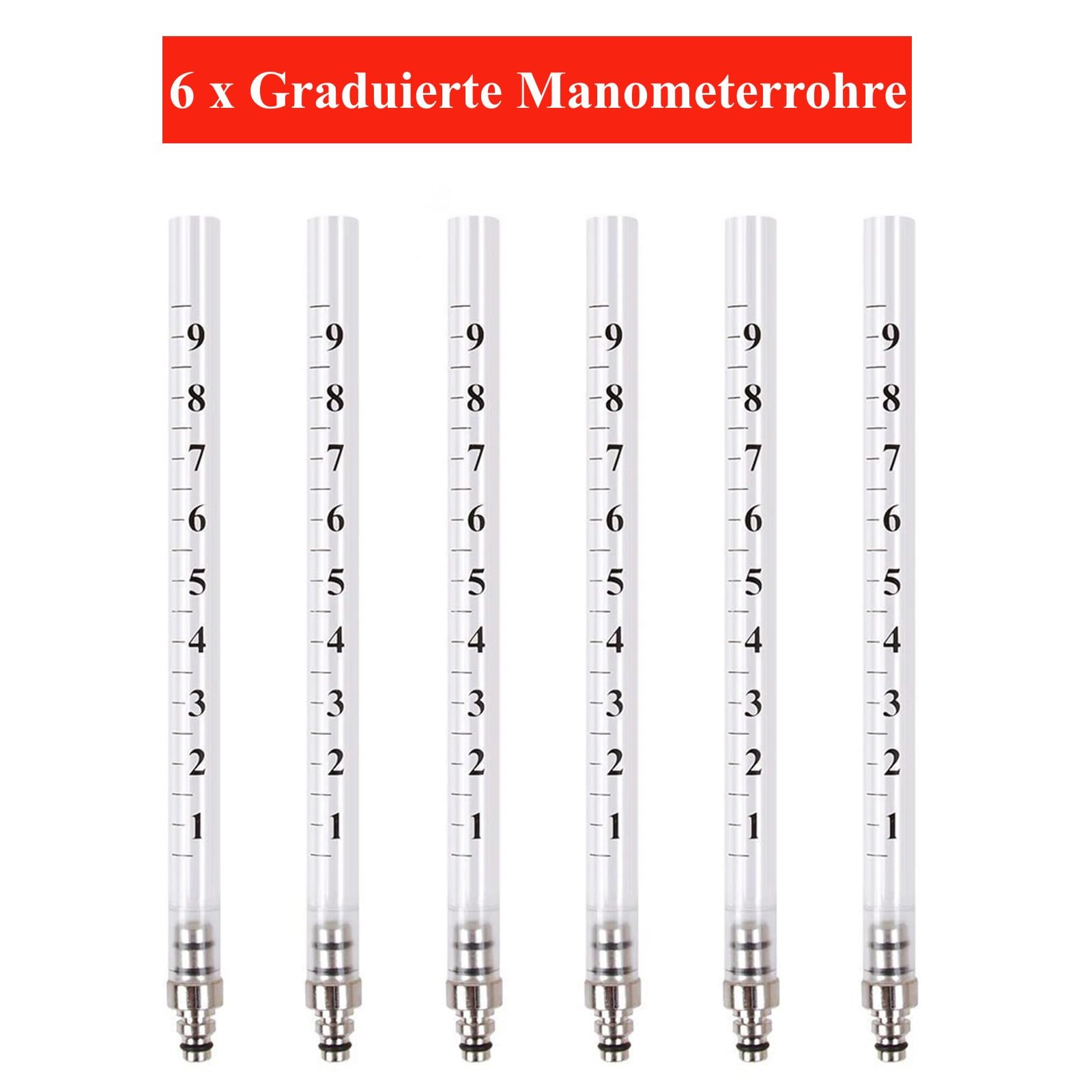 Common Rail Tester 6 cilindri Adattatore Common Rail Kit di strumenti di prova per iniettori con 24 adattatori