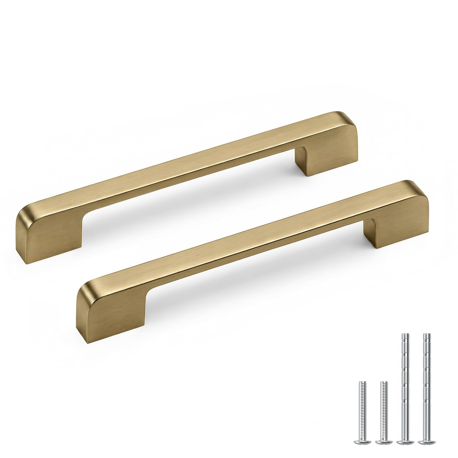Brushed Gold Cabinet Pulls - 10 Pack -27