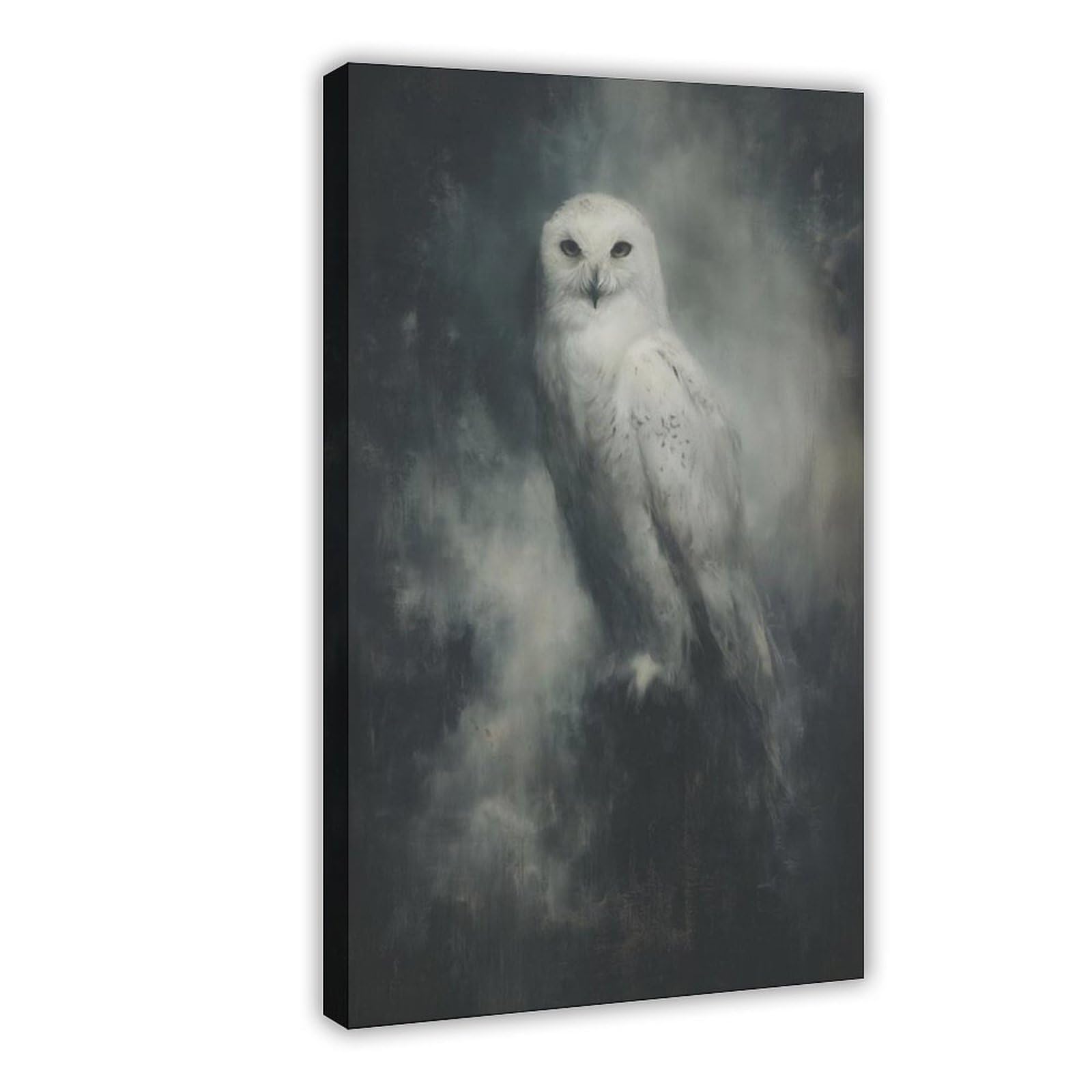 HOHHMY Snowy Owl Poster Canvas Poster for Dorm Room Decor Gift
