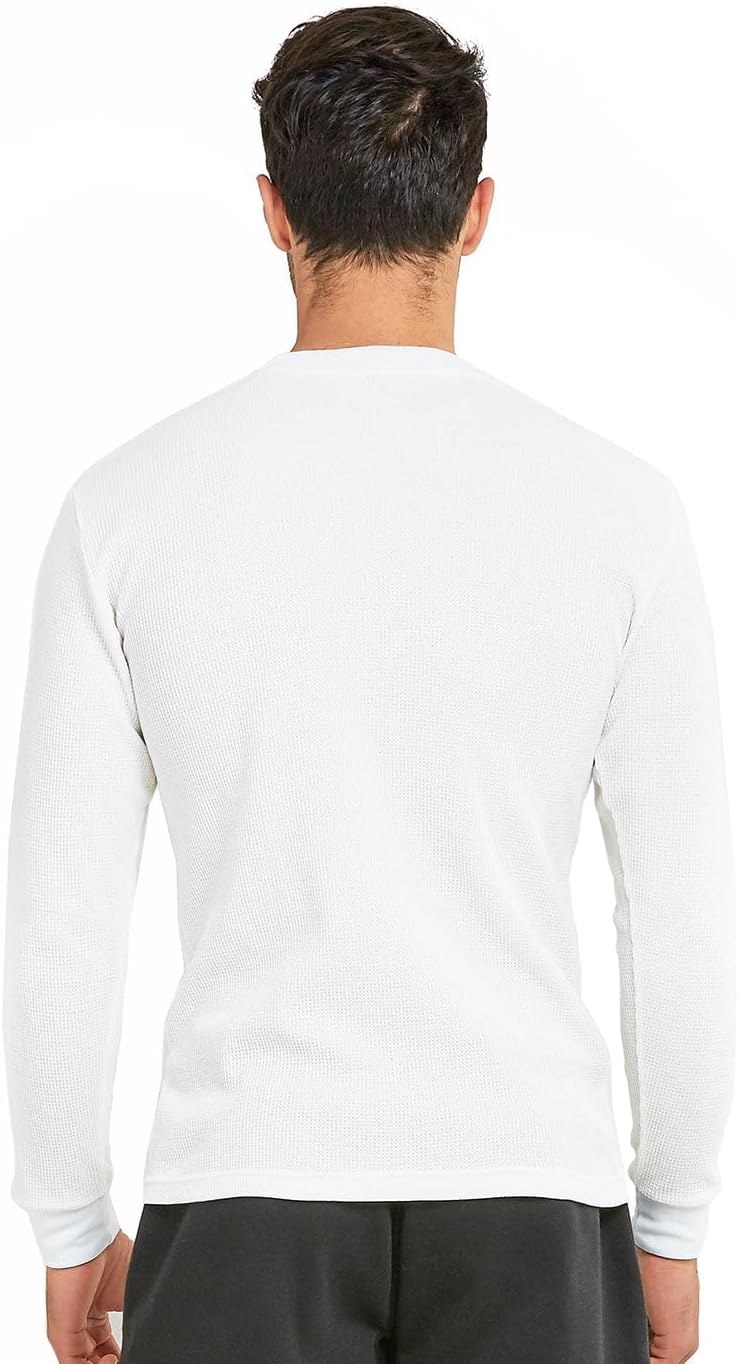Men's Classic Fit Heavy Weight Waffle Thermal Shirt - Image 3