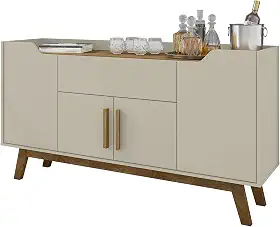 Aparador Buffet Sala Future 4 Portas 1 Gaveta