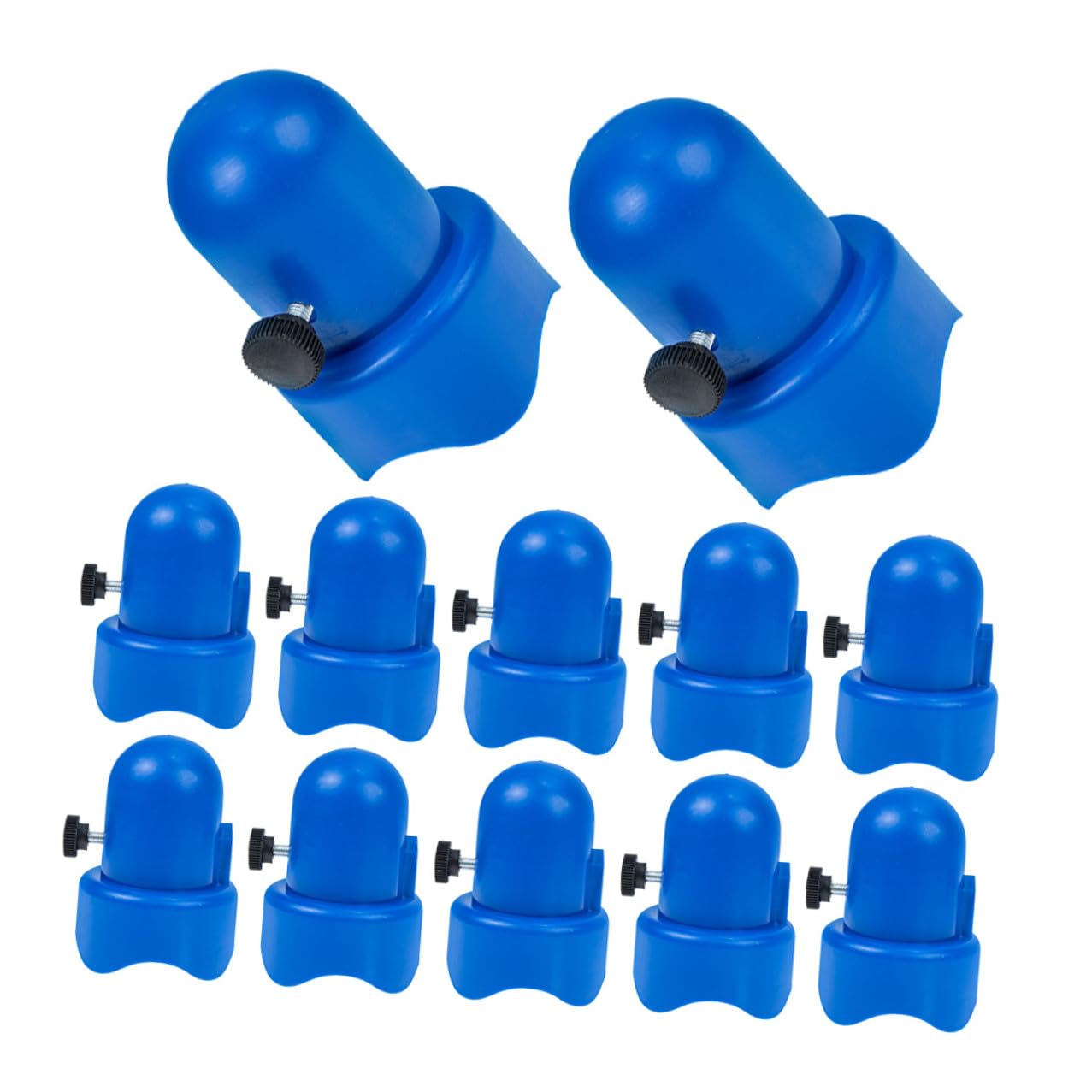 Tapas de Varillas de Trampolín Azules, Juego de Repuesto 20 Piezas