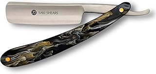 Shaving Straight Edge Razor from Saki Shears (Brown)
