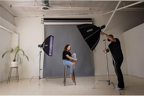 Miniatura 9 de MagMod MagBox PRO - Caja de luz Octa de 24 pulgadas con ranura de gel integrada y bolsillo de almacenamiento para difusor de tela, compatible con