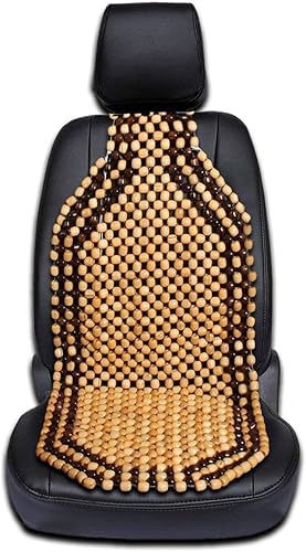 Zento Deals cojín de confort para asiento con cuentas de madera