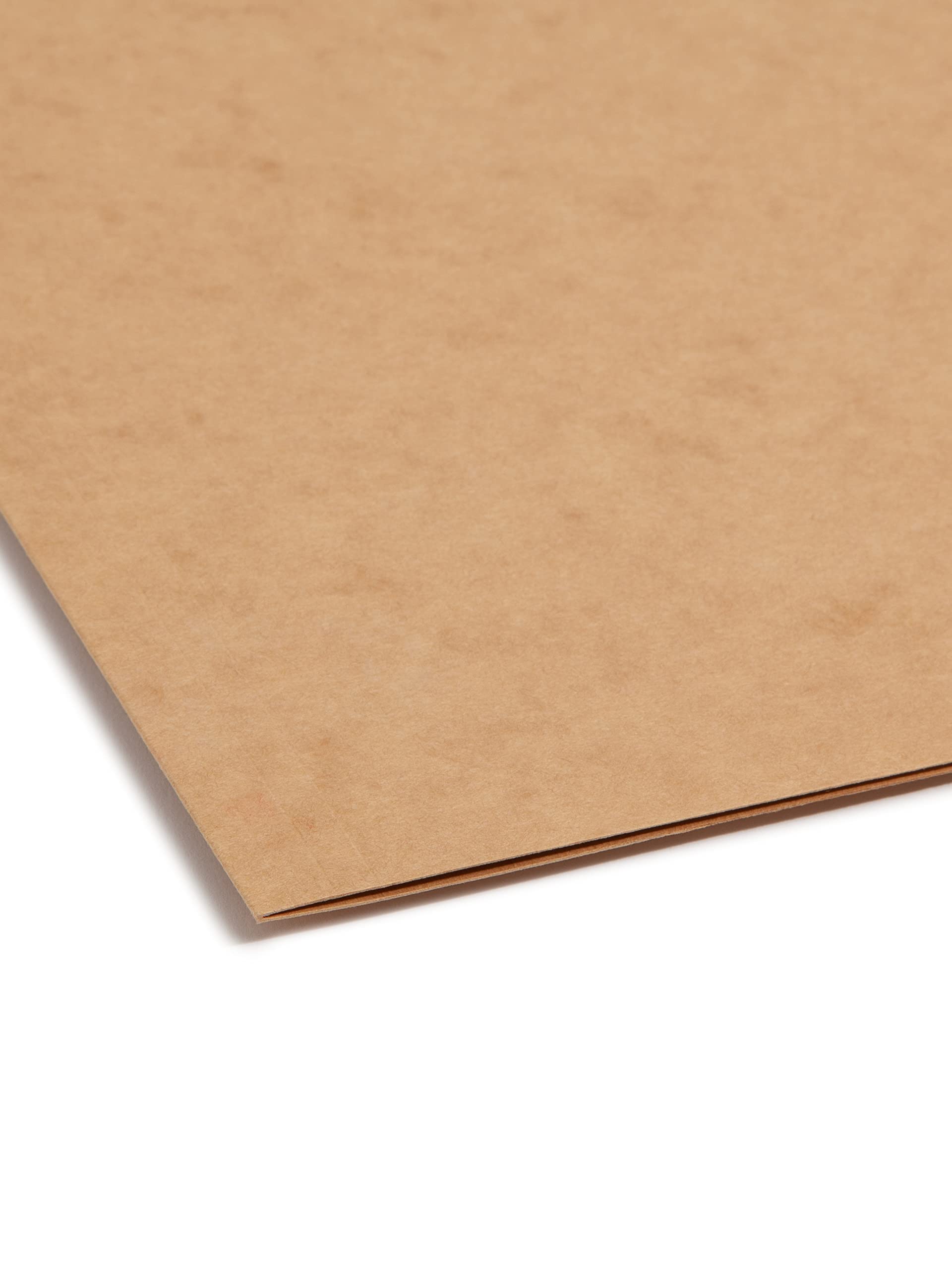 Smead Fastener file Folder, 2 elementi di fissaggio, 2/5-cut Tab Right of Center Position, Letter size, Kraft, 50 per box (14882)