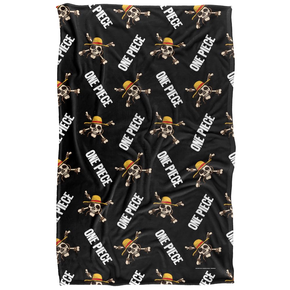 Plaid One Piece Jolly Roger fini soyeux pour remplacer vos couvertures rêches