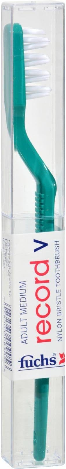 Record V Toothbrush; Nylon, Medium