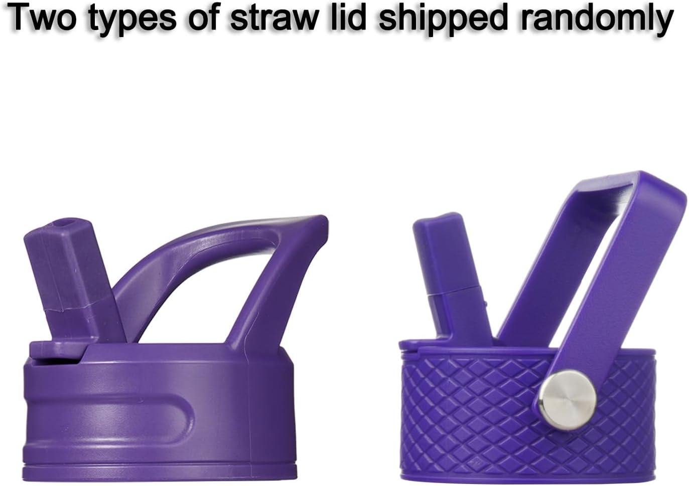 BJPKPK Insulated Water Bottle with Straw Lid, 15 oz Stainless Steel Metal Water Bottles, Reusable Leak Proof BPA Free Thermo, Flask, Cups - Violet - Image 6