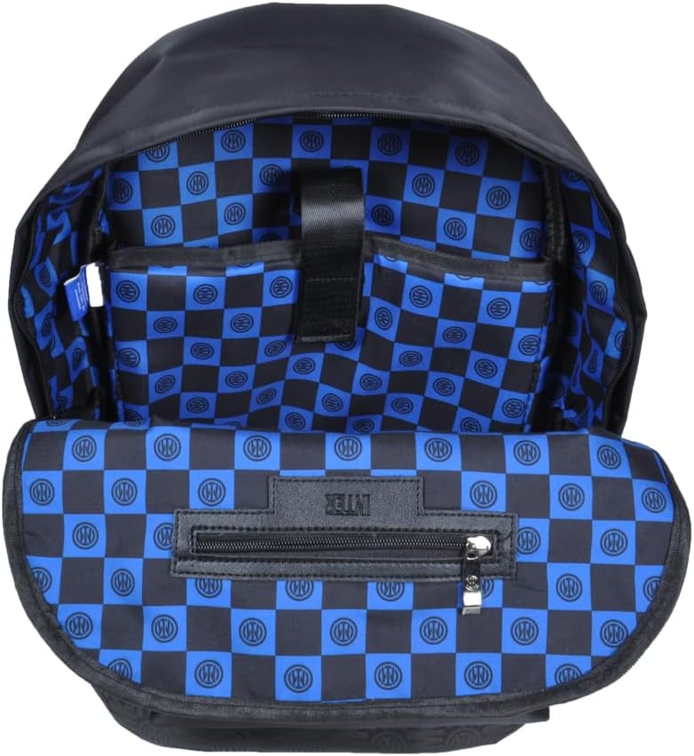 Inter Unisex's 153415 Backpack, Black, One Size, Black, One Size, Black, One size, Black, One Size