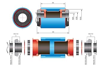 KOGEL PF30-24 ボトムブラケット 新品未使用 Amazon | 自転車 軽量 ボトムブラケット BBセット ロードBB