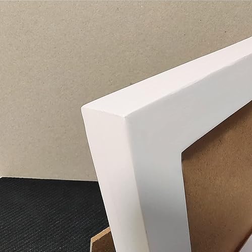 Miniatura 3 de ZXT-parts Marco de fotos de 4 x 4 pulgadas, cuadrado pequeño, marco de madera maciza, panel de vidrio real, exquisita mano de obra. Colocado en la