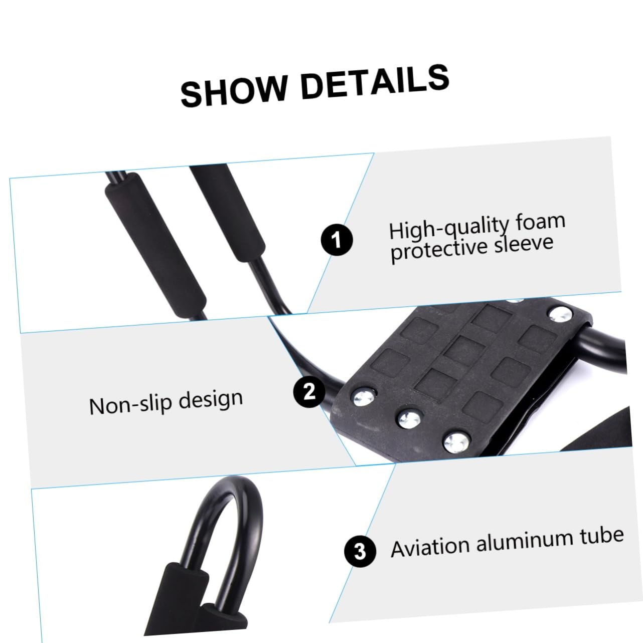 HEMOTON Aluminum Car Roof Frame Luggage Rack Canoe Roof Shelf 2pcs Set Waterproof Secure Fit