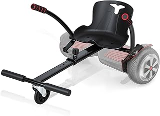 Hoverboard mit Sitz Hoverboard Sitz,Sitzscooter für 6,5-10 Zoll 2 Wheel Balancing,Längenverstellbar Kompatibel Sitz für Erwachsene und Kinder Sitz für Hoverboard Kart