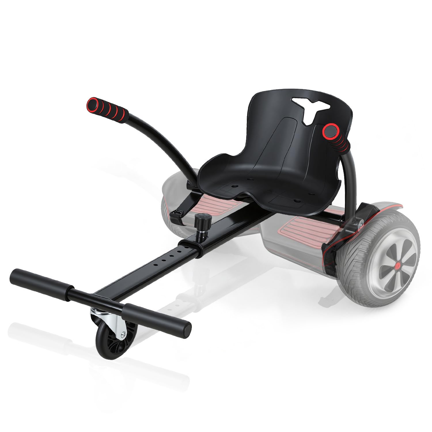 Lospitch Hoverboard mit Sitz Hoverboard Sitz,Sitzscooter für 6,5-10 Zoll 2 Wheel Balancing,Längenverstellbar Kompatibel Sitz für Erwachsene und Kinder Sitz für Hoverboard Kart