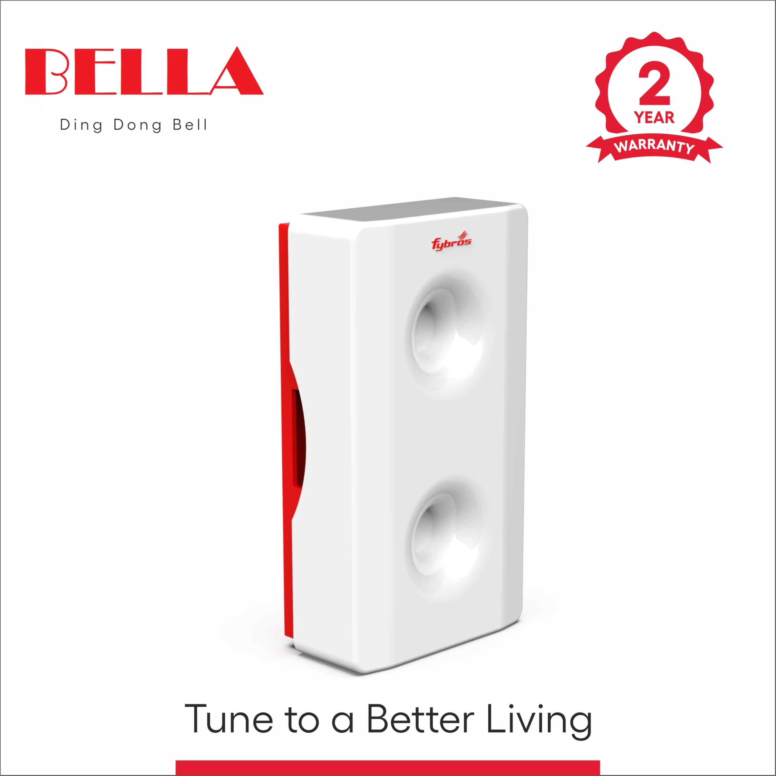Fybros Bella Ding Dong Doorbell For Home- Made in India — Amazon image 5