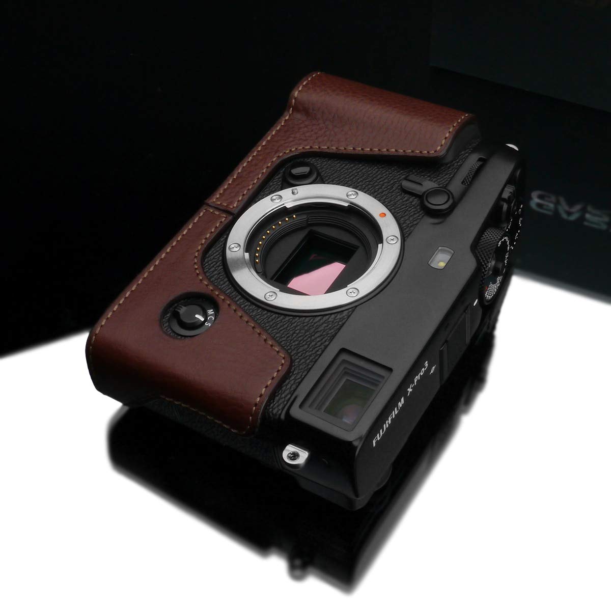 Amazon.com : Gariz XS-CHXP3BR Genuine Leather Half Case for Fuji X