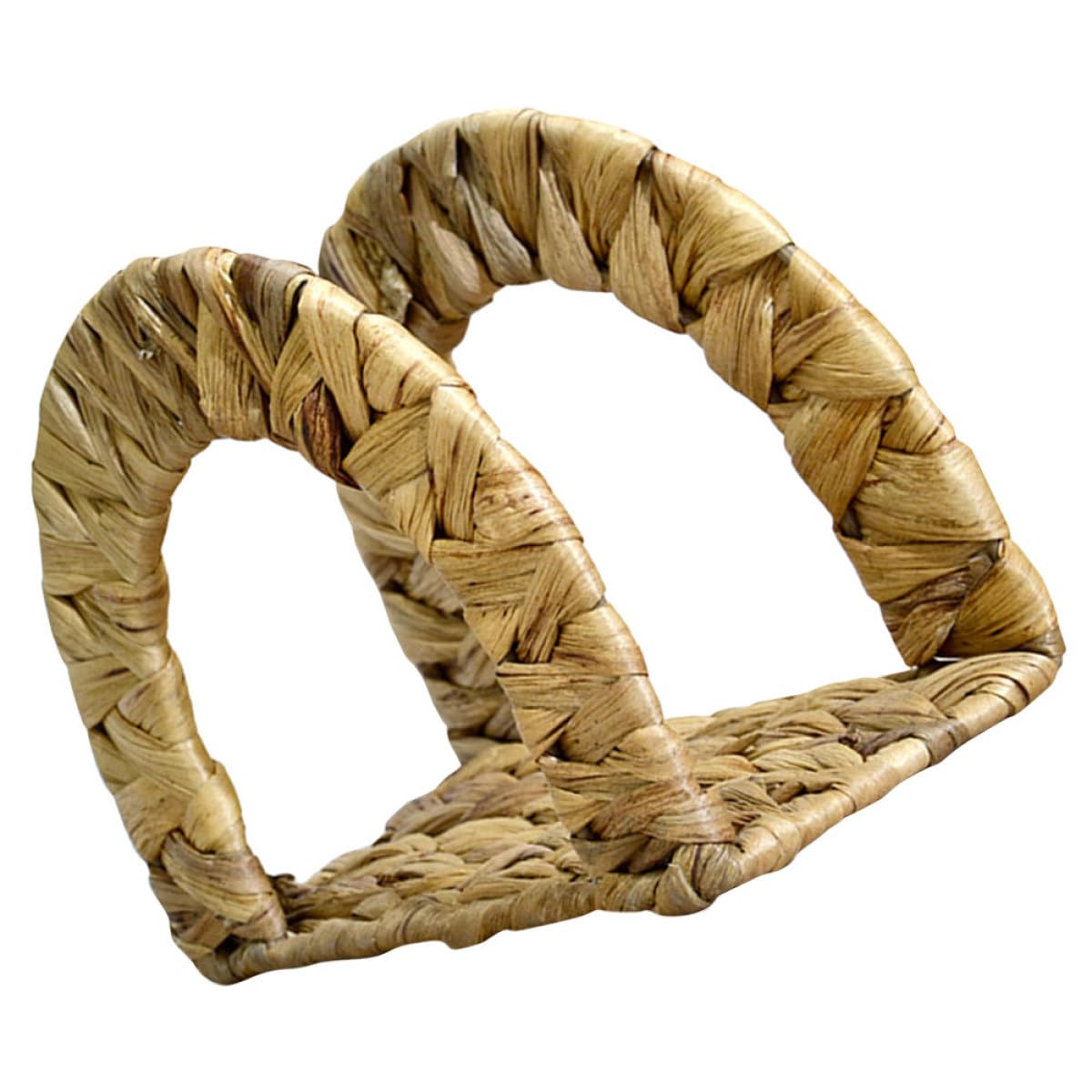 Servilletero Tejido de Mimbre Natural Soporte Decorativo Transparente para Servilletas de Papel Compacto y Reutilizable para Hogar Restaurante y Eventos
