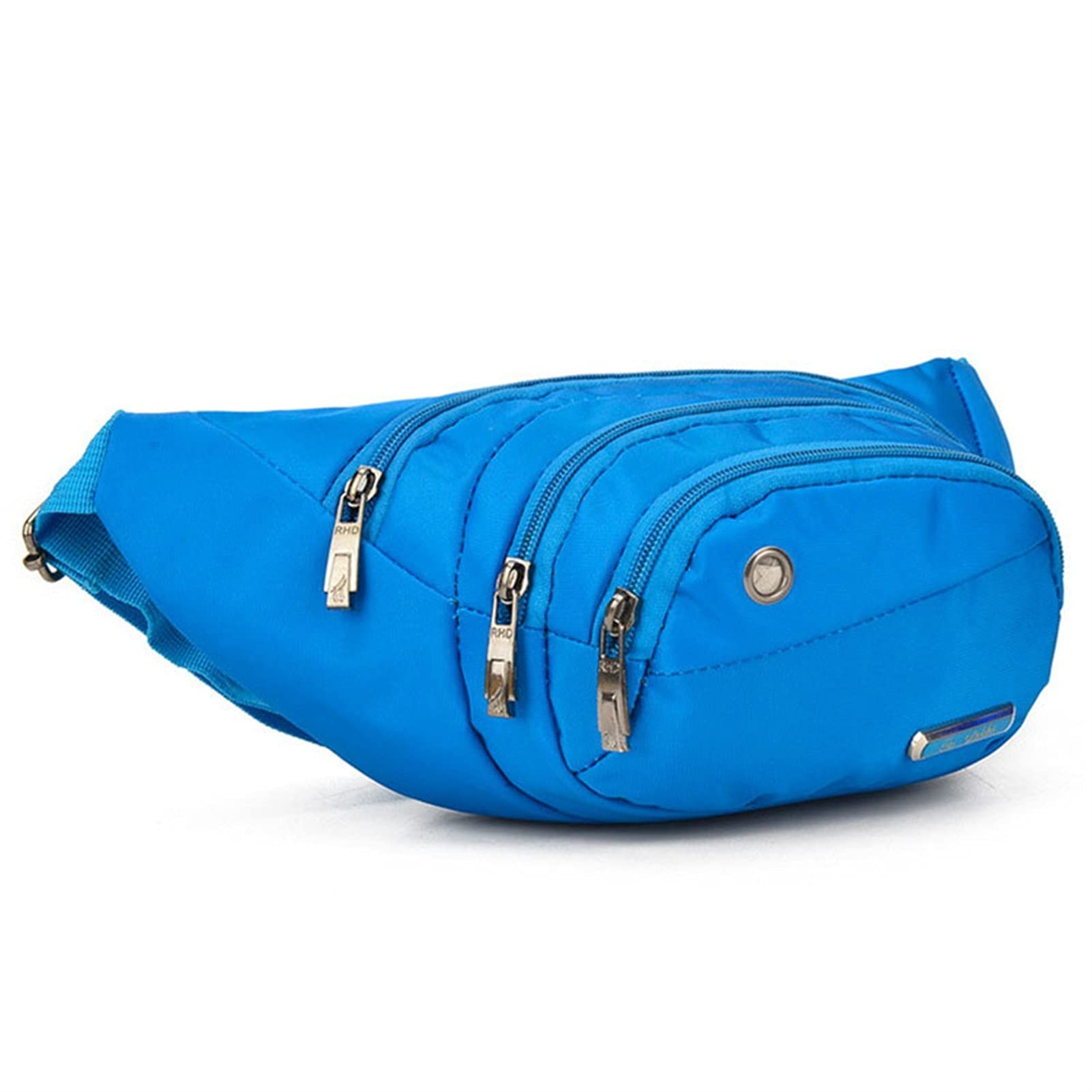 Ceinture De Running Avec Porte-bouteille - Réglable, Réfléchissante, 2 Poches Zippées - Pour Course, Vélo, Randonnée