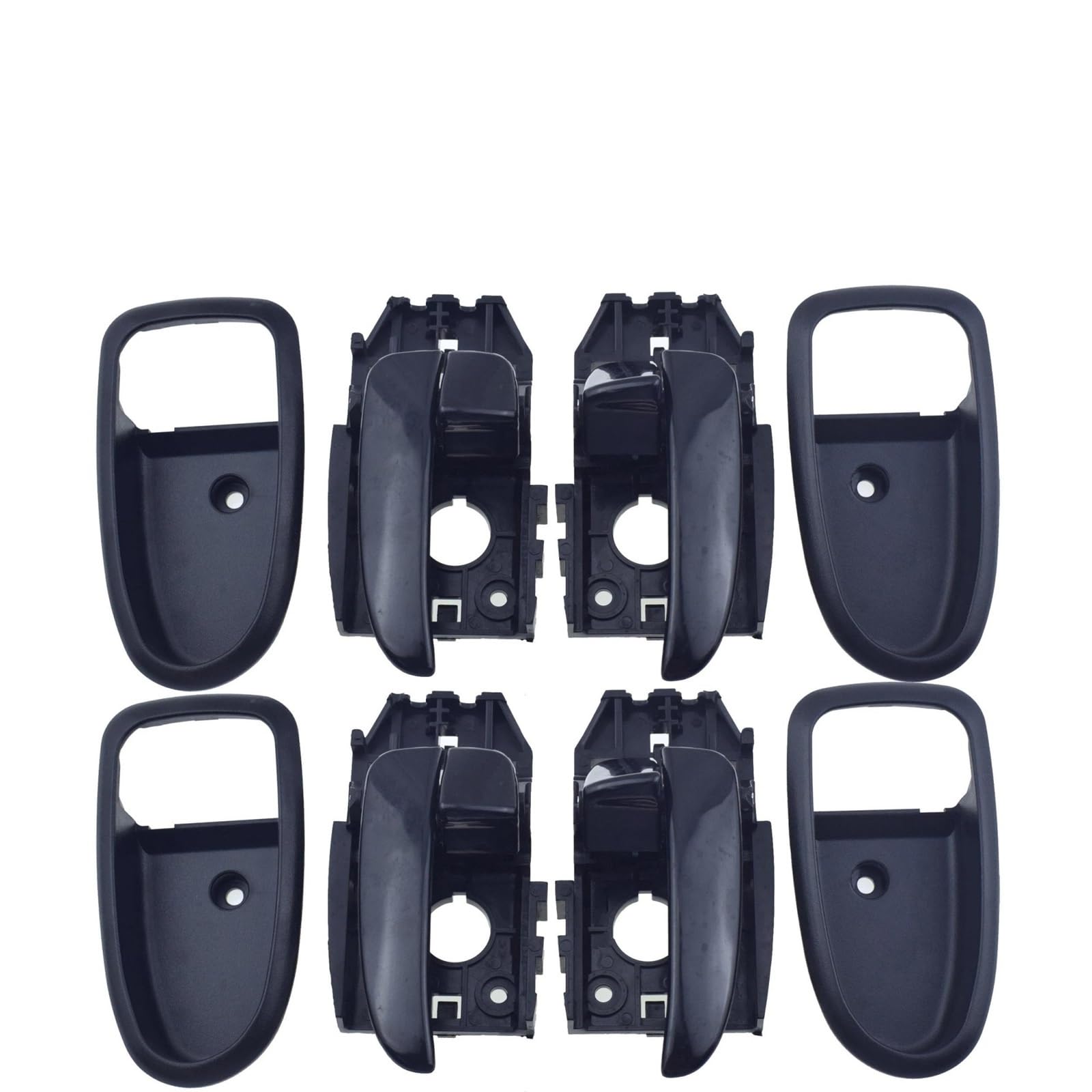 YESKIT Interior Car Door Handle Frame Trim Front Rear for Hyundai for Elantra 2.0L 2001-2006