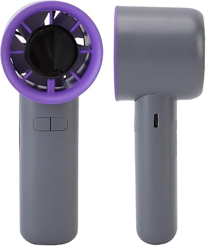 Miniatura 5 de Fdit Handheld Fan, USB Powered, Silent Handheld Fan with High Speed and Cold Wind, for Outdoor Travel, with Foldable Design