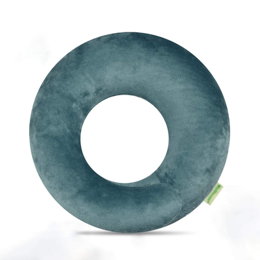 Oreiller gonflable de type O gris MMD pour pause dejeuner de bureau