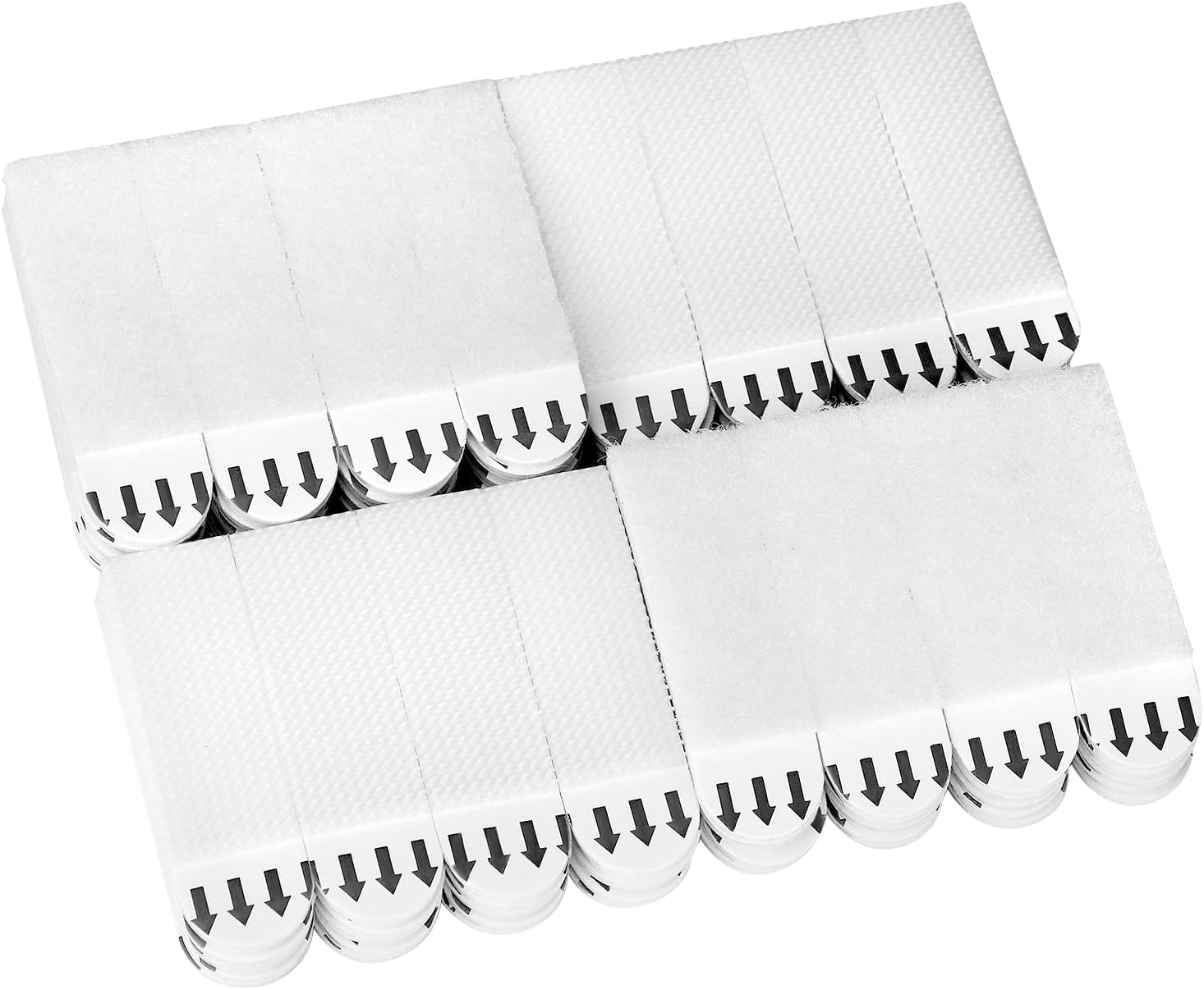 40 Pares tiras adhesivos para colgar cuadros - para Marcos de Fotos, Relojes de Pared, Espejos y Más Decoraciones