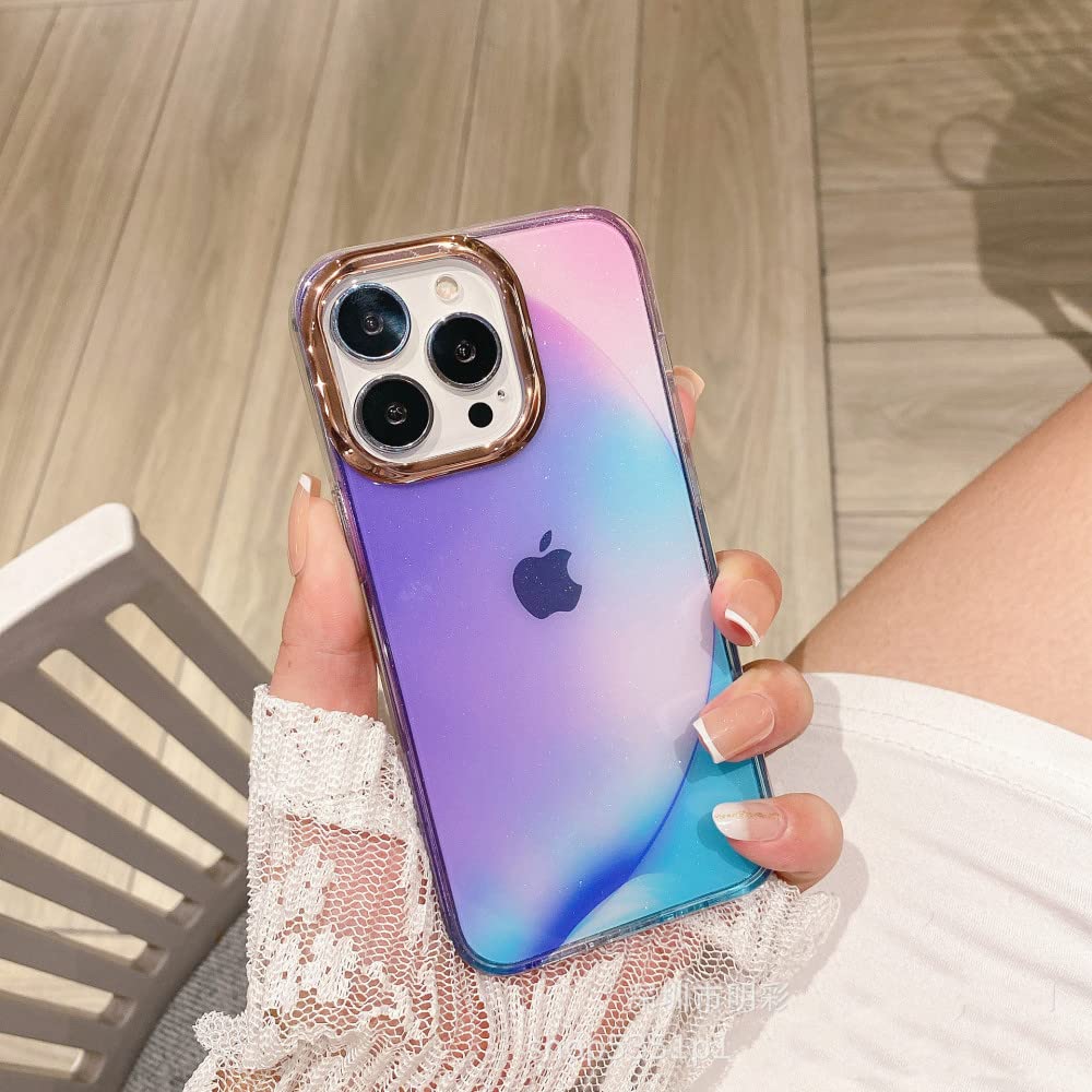 Étui pour iPhone 7 Plus dégradé transparent et brillant mode - 6