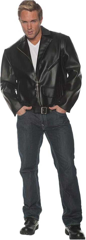 black greaser jacket