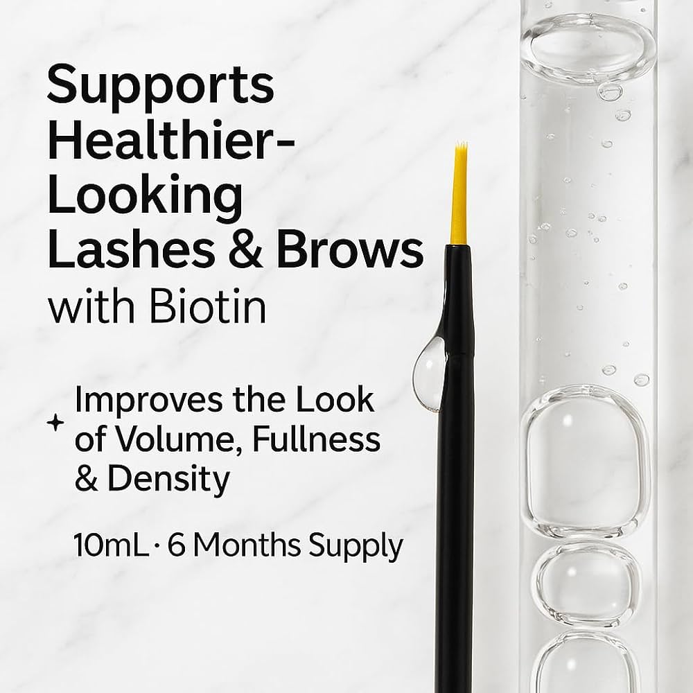 Amazon.com: 2 in 1 Brow and Lash BIOTIN Serum; Use on Thin