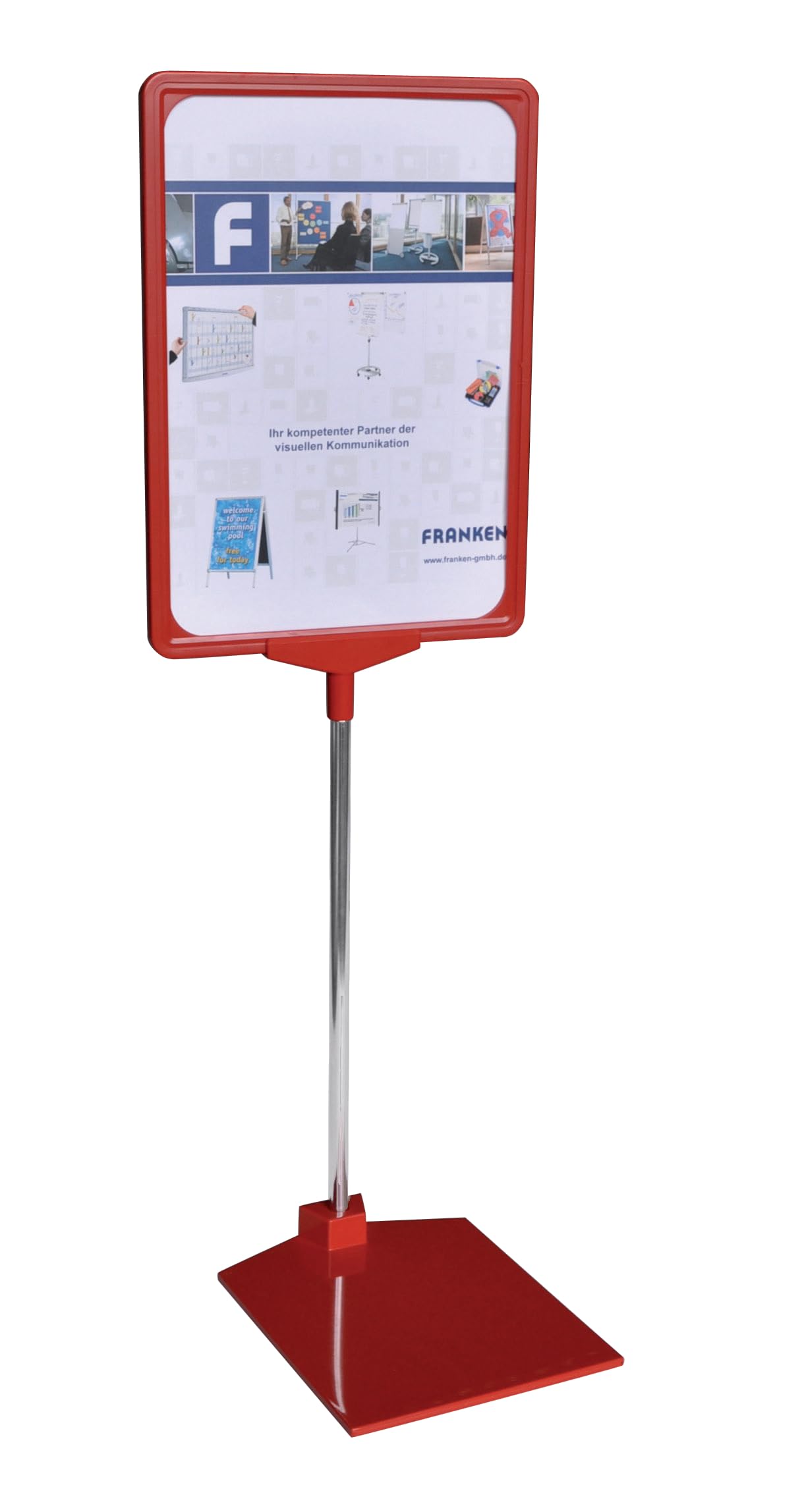 Franken PSM A3 01 Price Display Stand DIN A3 Red