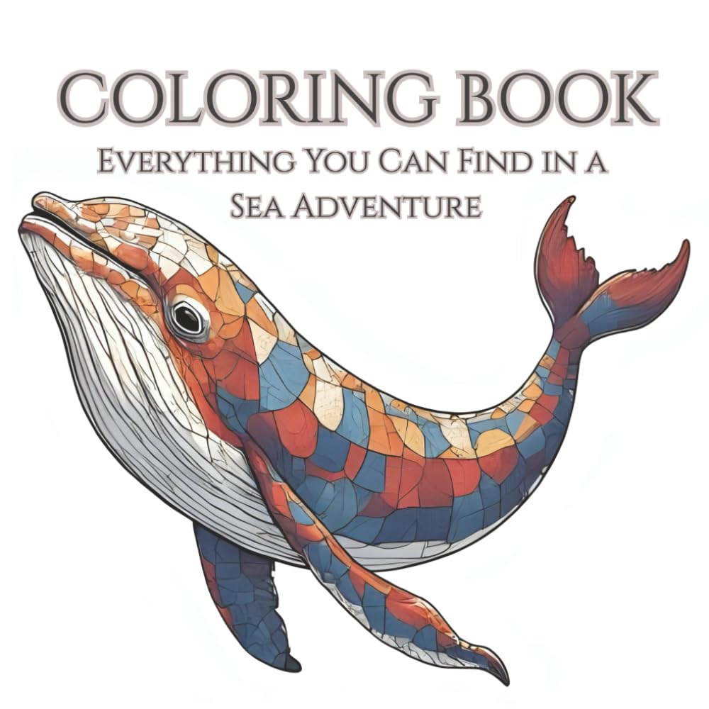 Serene Nature. Adult coloring book for mind clarity: Ocean-Themed Coloring Book for Adults and Teens | Underwater Worlds, Marine Life, Relaxation and Stress Relief