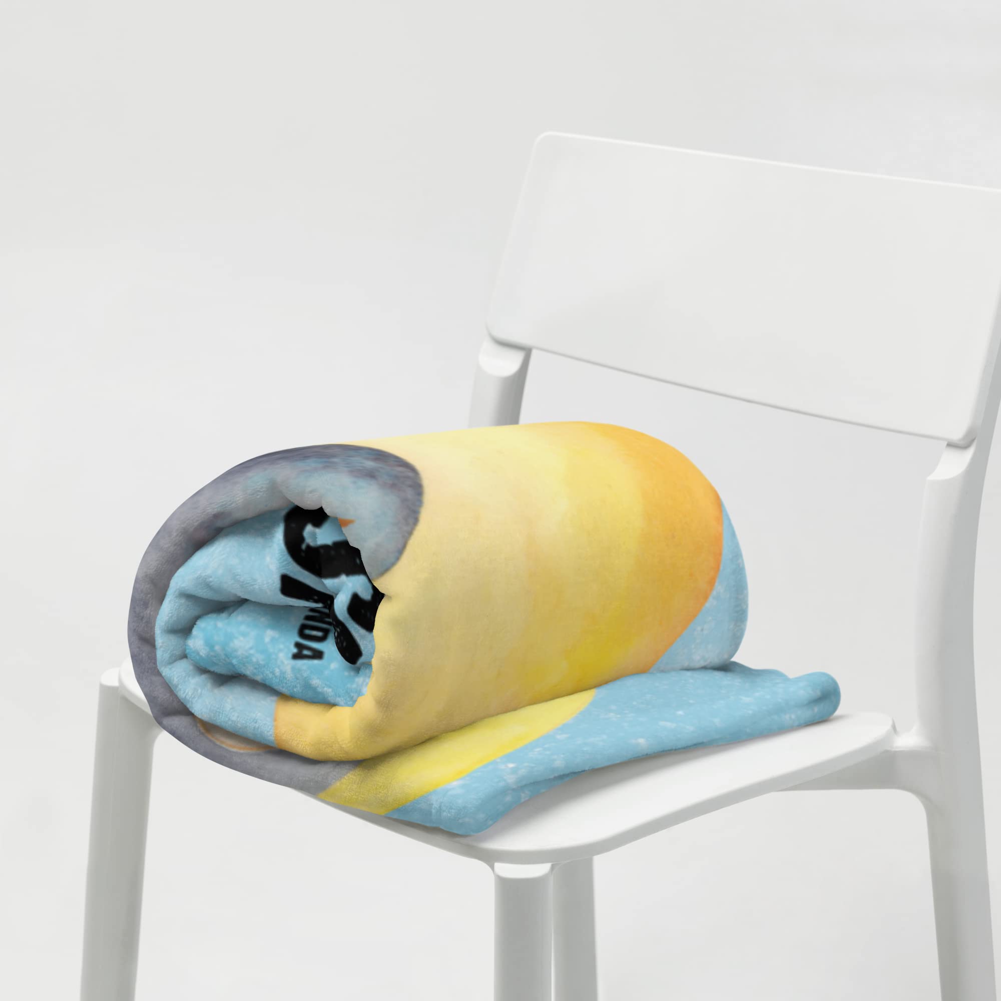 Mr. & Mrs. Panda Kuscheldecke personalisiert Pinguin Mond - Personalisierte Geschenke, Decke mit Namen, Kinderdecke, Süßigkeiten, schlafen, Angel, Personalisierbare, Neugierig, Schlafzimmer