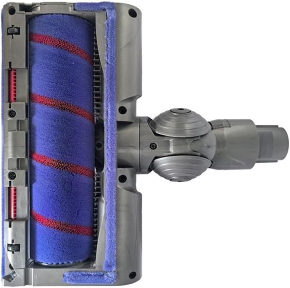 Electric Soft Roller Brush Head, Compatible with Dyson, AEE8 with Switch Button and Green LED Lights