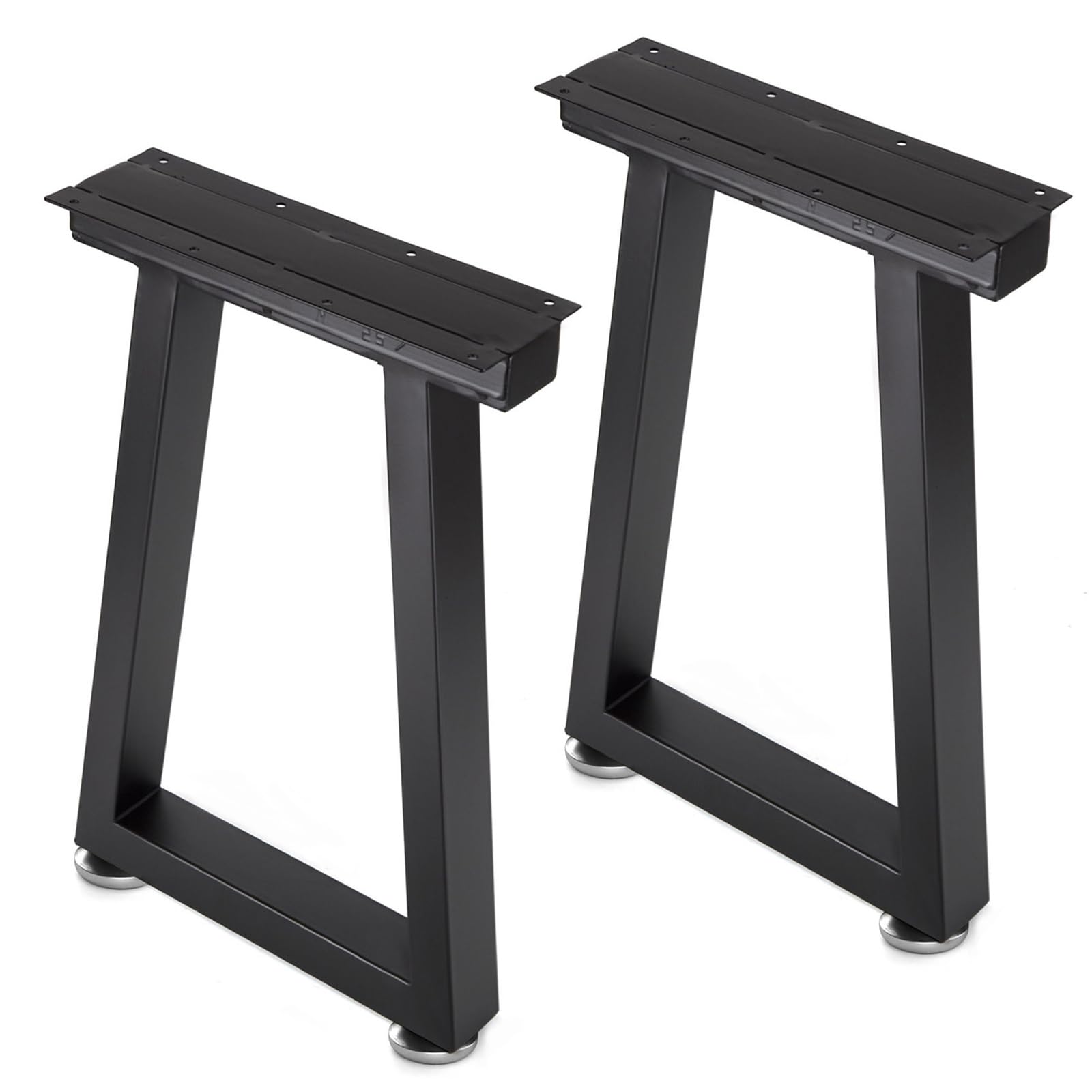 Taelakeni 22 Inch Metal Coffee Table Legs Bench Legs, Trapezoid