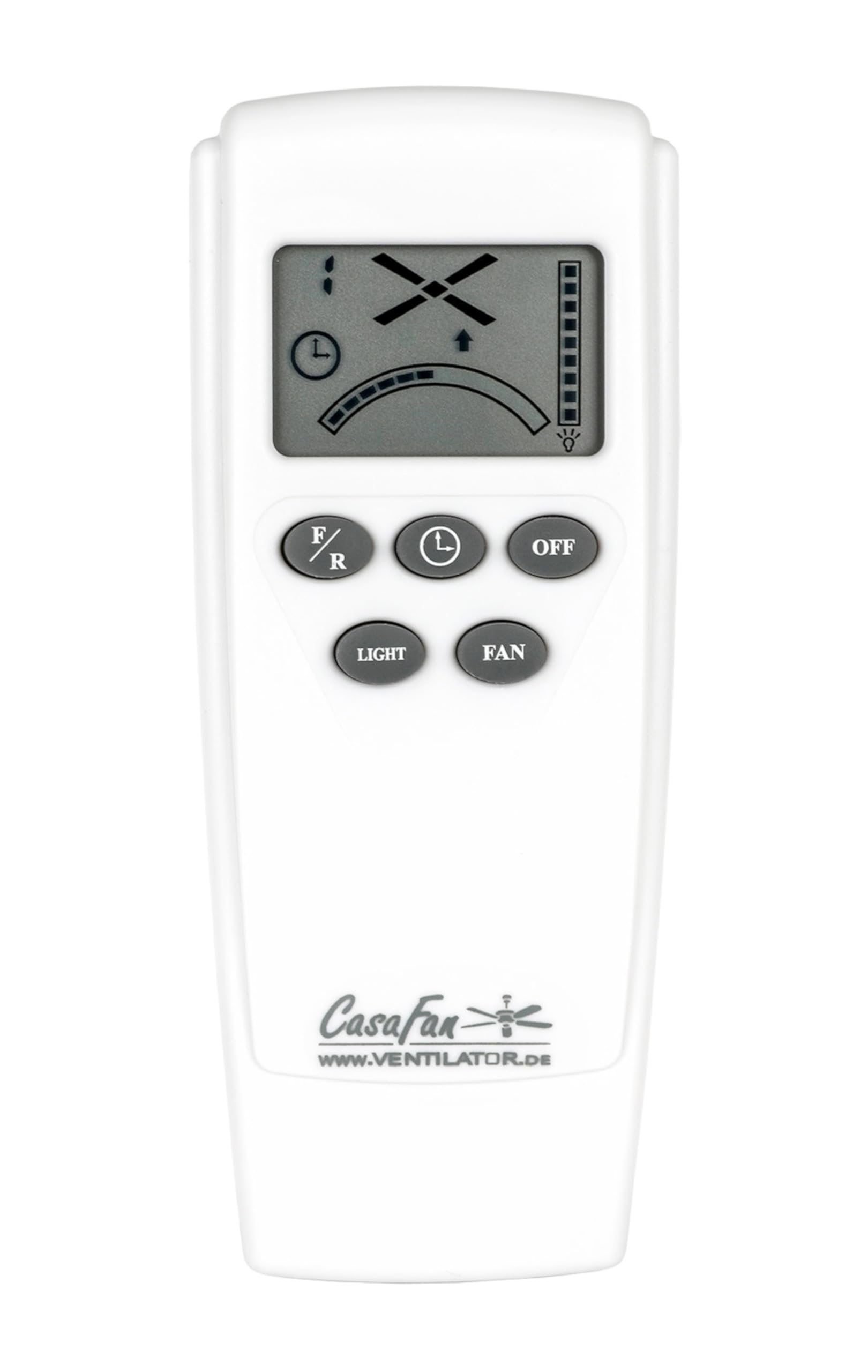 CasaFan ECO PLANO II 132 WiFi Deckenventilator, Leiser Ventilator mit extraflachem DC-Motor, 6 Geschwindigkeiten mit Fernbedienung, inkl. Timer & App-Steuerung, Deckenlüfter für Räume bis 22 qm