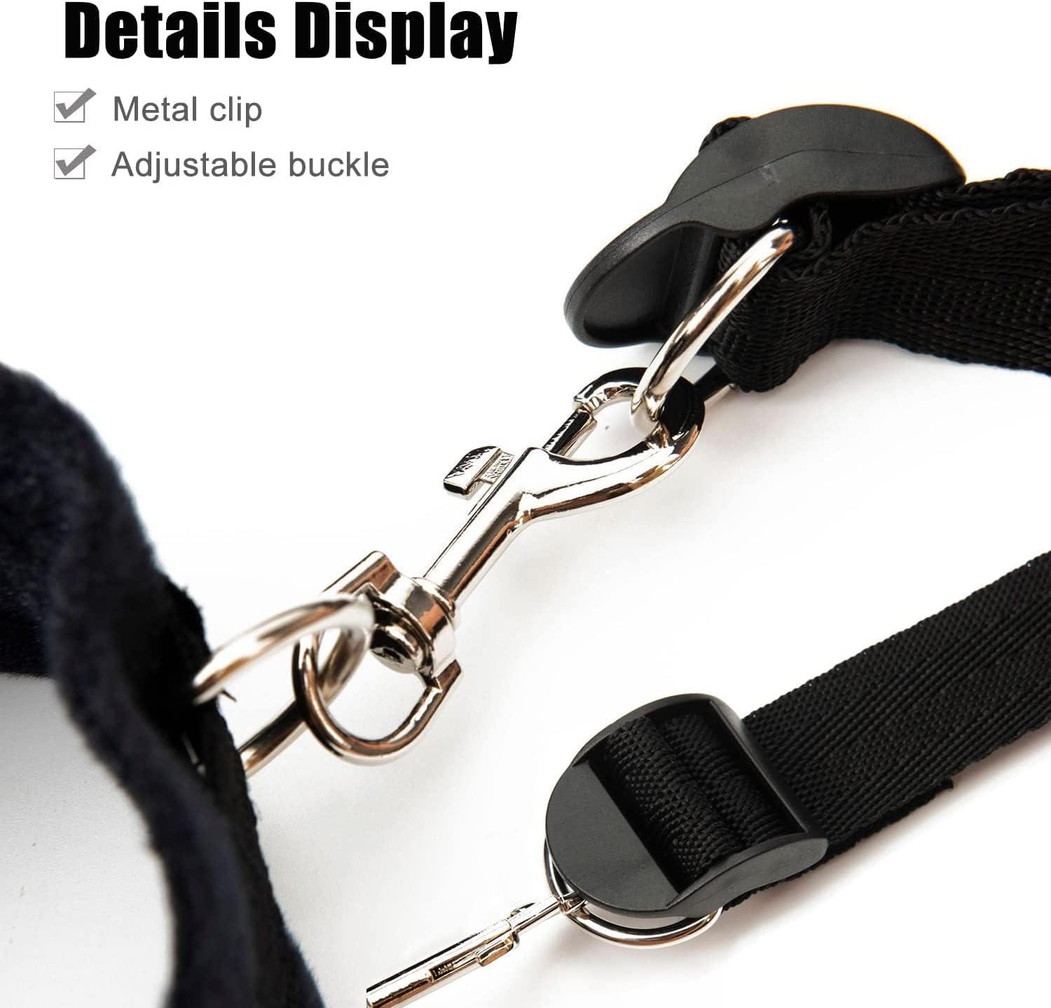 Bondage Kit for Women Sex Rope Hand Ties for Adult Play Handcuff Set for Bedroom Toys Sex Handcuffs Hand Cuff Bracelets Set for Women Adults Bedroom Couples Sexy Gift Sets Sweater AAS2 Black